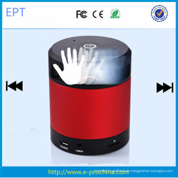 Rote runde Form Tragbare Hand Geste Bluetooth Lautsprecher (EB-06)